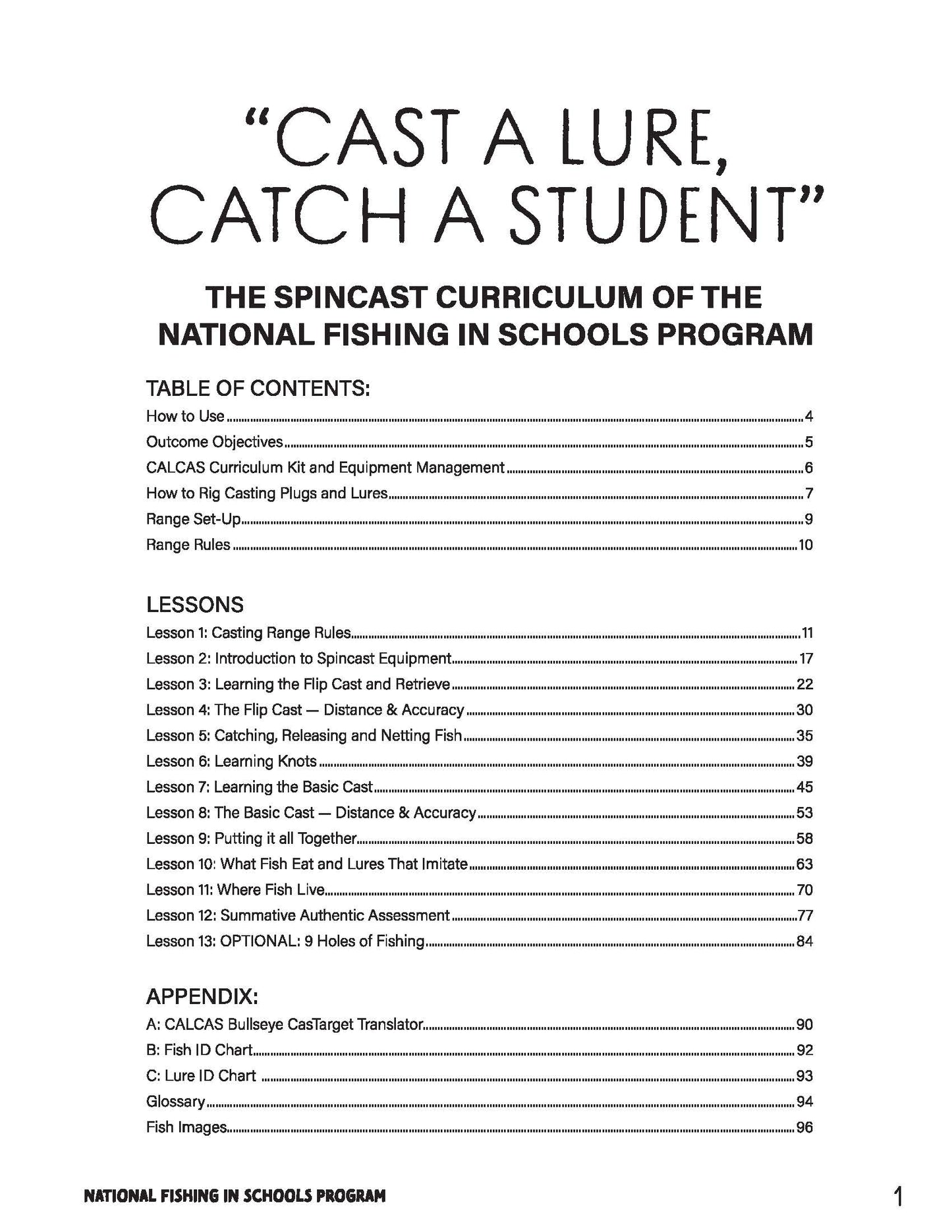 CALCAS Lesson Plan Booklet